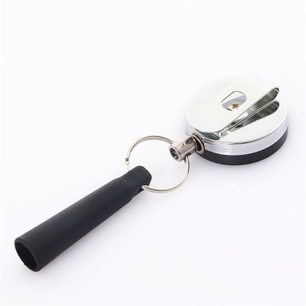 Keychain Multi Tool - Zware, intrekbare penhouder, sleutelringketting, roestvrij staal,