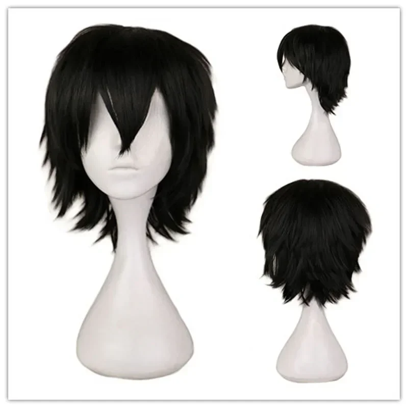 Men Accessories Korea - QQXCAIW Mannelijke Pruik Zwart Wit Paars