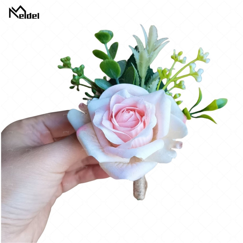 Men Accessories For Wrist - Bruiloft Corsage Boutonnieres Bloemen Voor Mannen