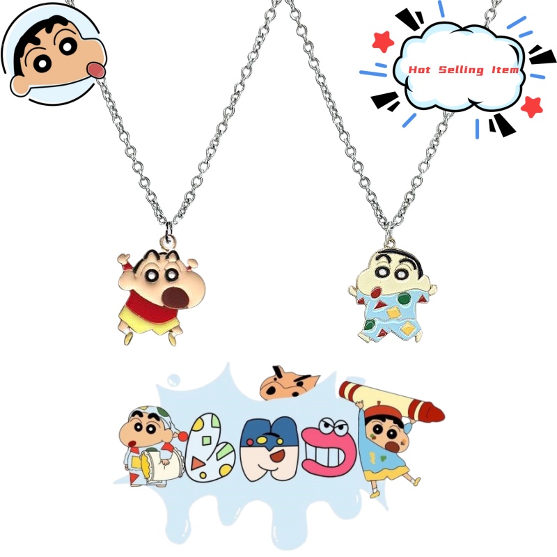 Men Accessories Style - Crayon Shin-chan cartoon ketting in schattige