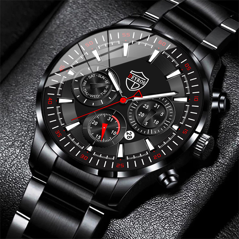 Men Accessories For Wrist - Mode herenhorloges set luxe heren sport