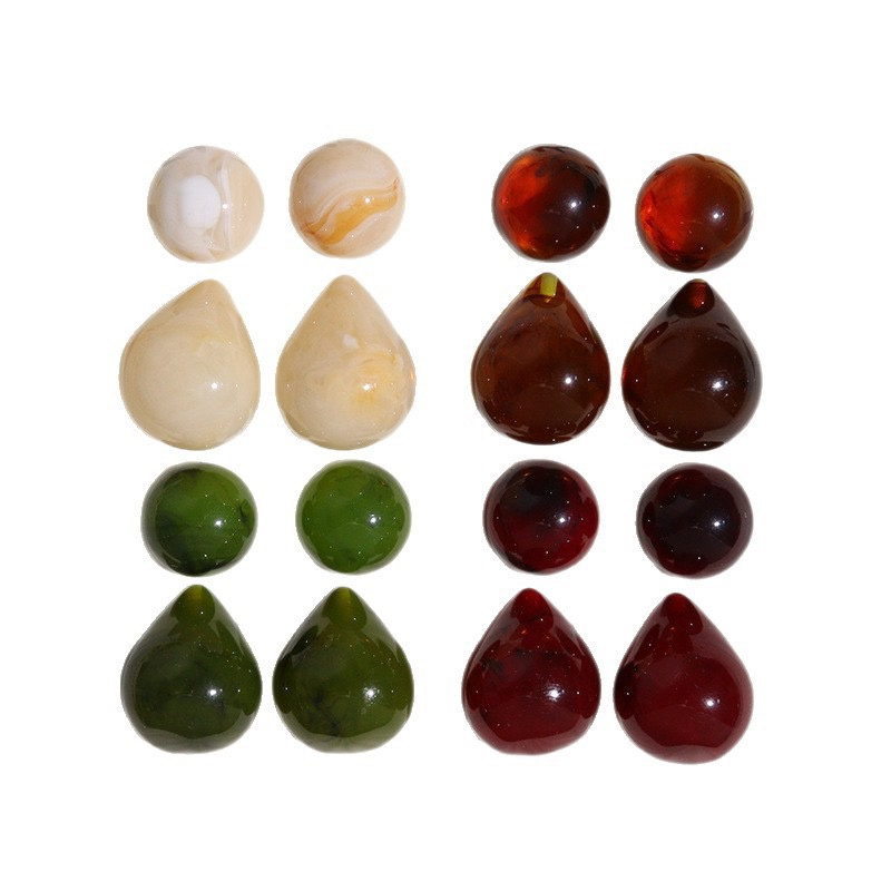 Men Accessories Earrings - Winter stijl 40 stks/partij kleur print