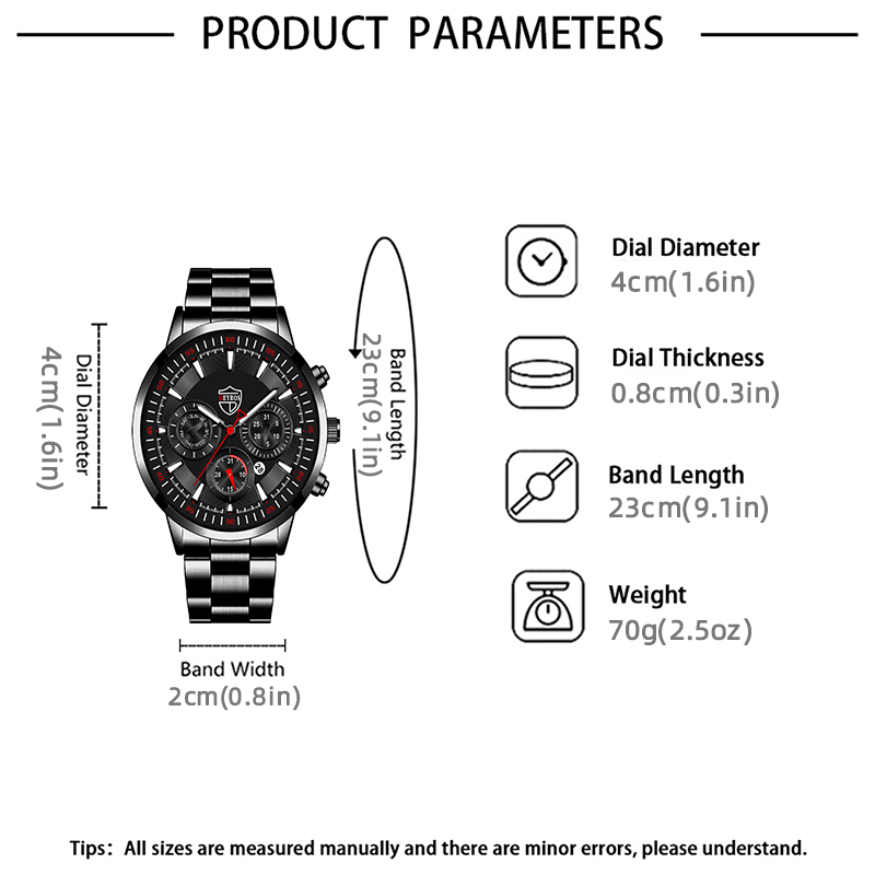 Mode herenhorloges set luxe he - Men Accessories For Wrist recensie en prijs