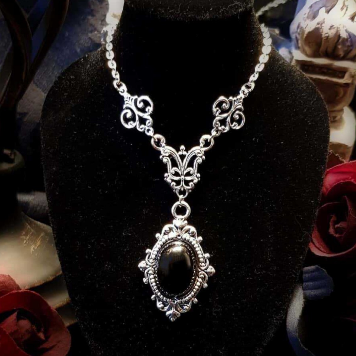 Vampier Cameo ketting, bloed c - Men'S Victorian Accessories recensie en prijs