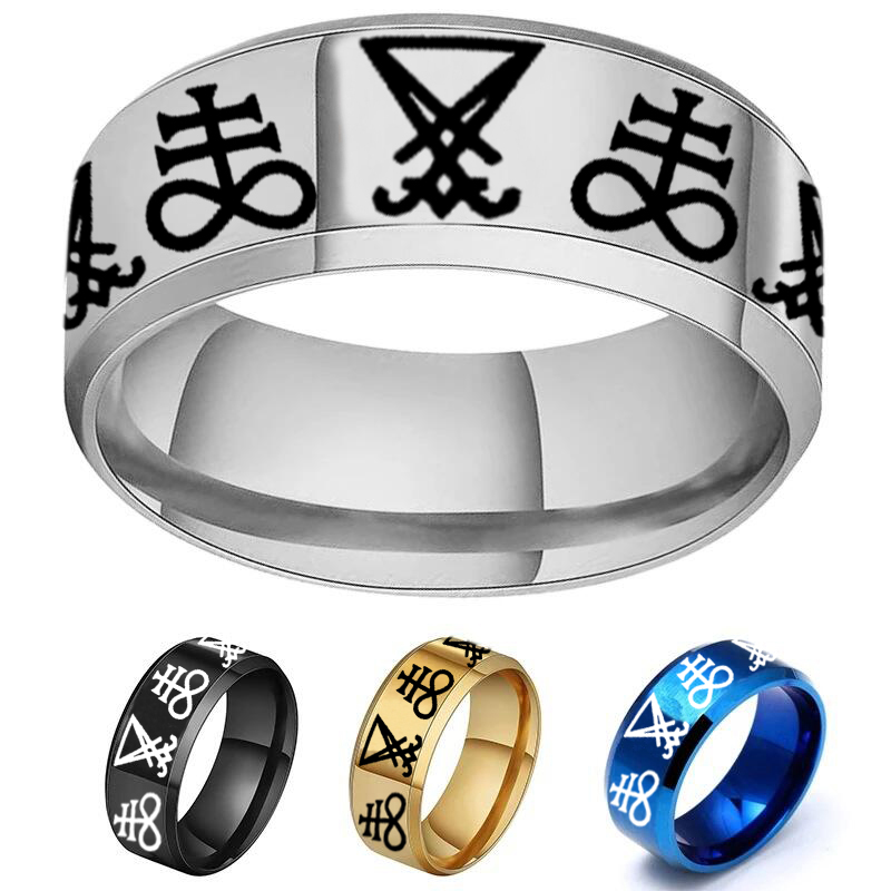 Vintage Gotische Lucifer Zegel - Signet Ring Men recensie en prijs