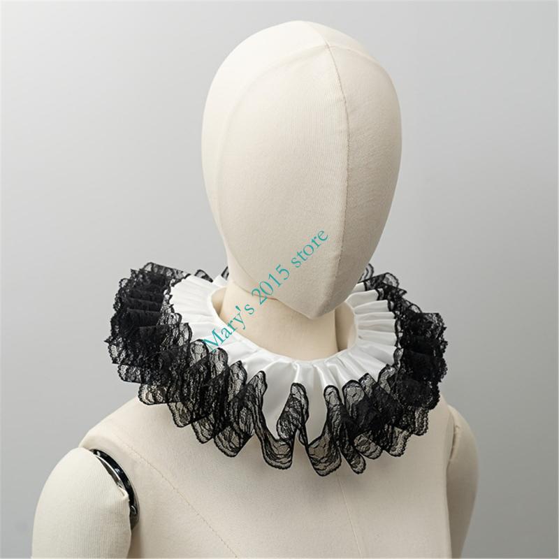 Halskraag met ruches Decoratie - Men'S Victorian Accessories recensie en prijs