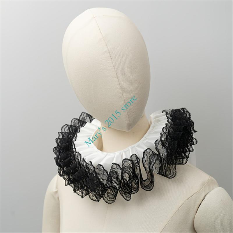 Halskraag met ruches Decoratie - Men'S Victorian Accessories recensie en prijs