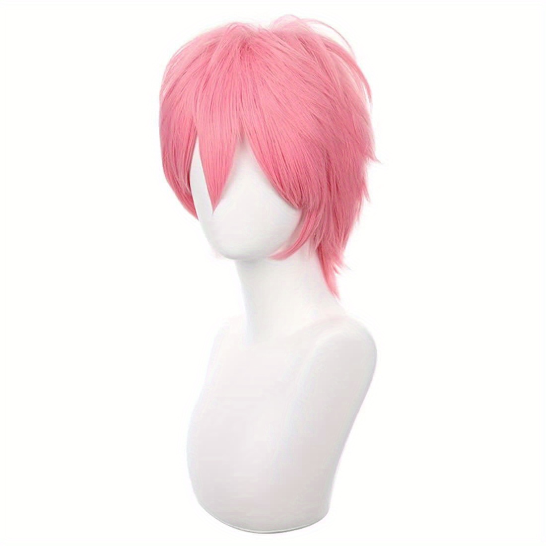 Korte Roze Cosplay Pruik Korte - Men Accessories Korea recensie en prijs