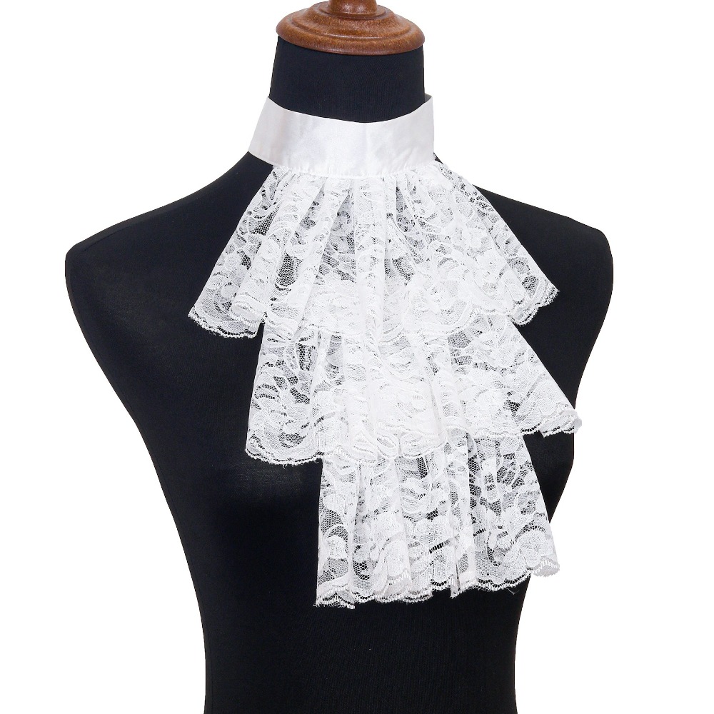Mode Victoriaanse kant jabotkr - Men'S Victorian Accessories recensie en prijs