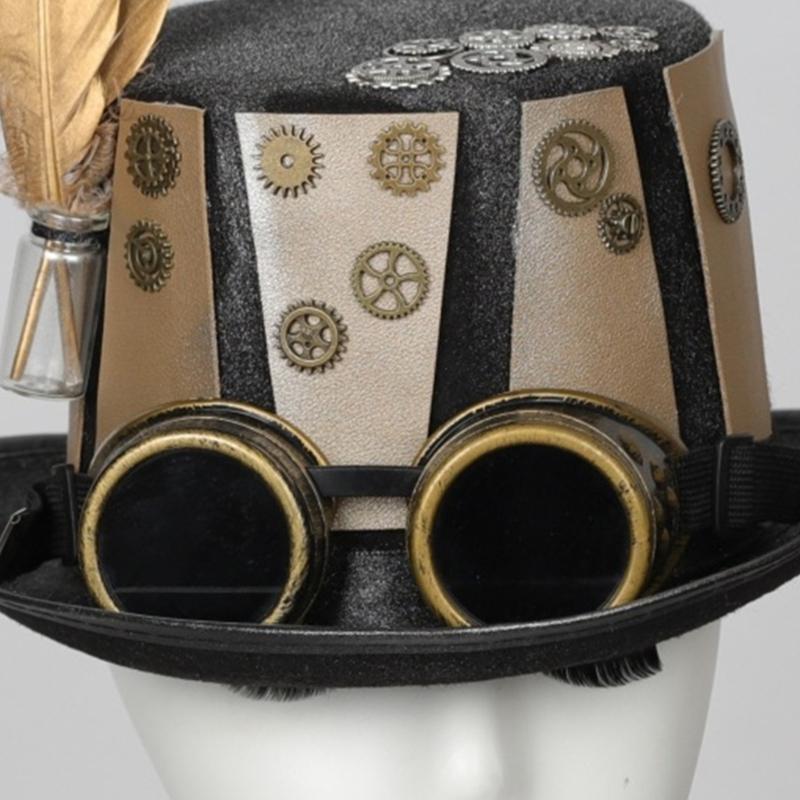 652F Gold Gear Hoge Hoed Stijl - Men'S Victorian Accessories recensie en prijs
