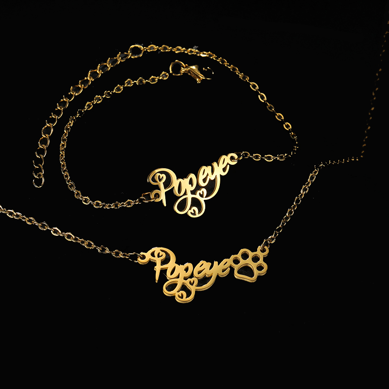 Goxijite Aanpassen Naam Kettin - Men Accessories Style recensie en prijs