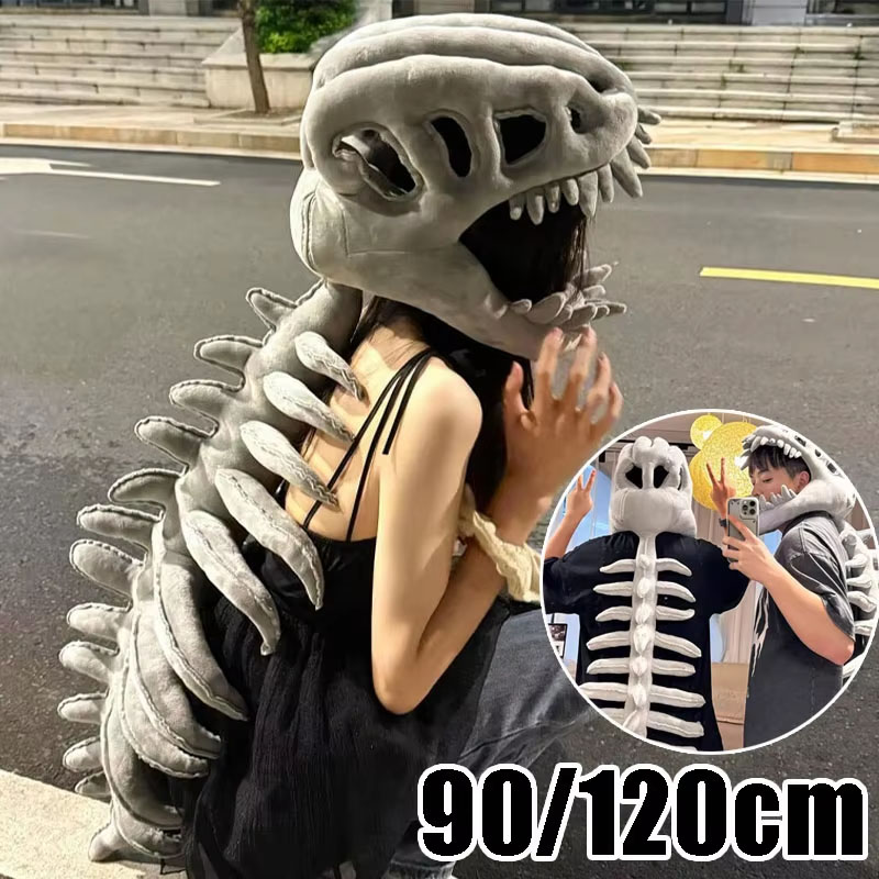 Dinosaurus-skelet pluche hoodi - Men Accessories Style recensie en prijs