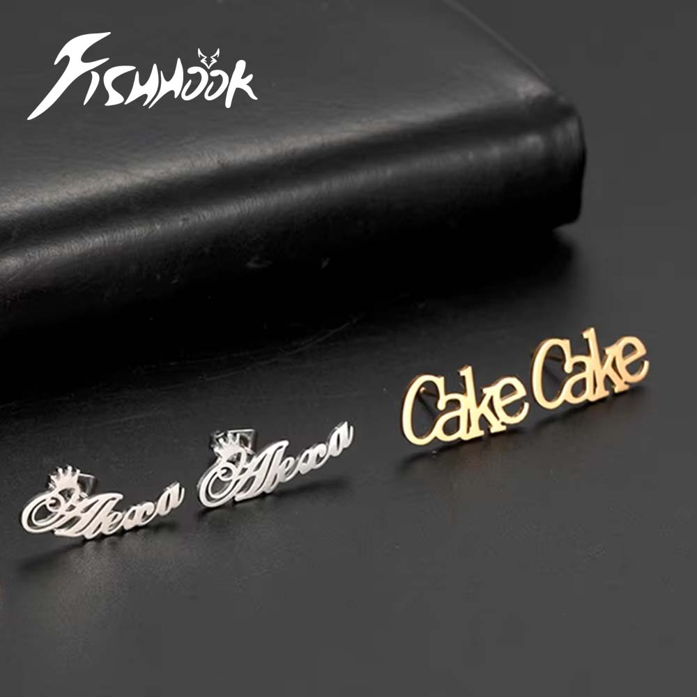 Klein logo op maat gemaakte na - Men Accessories Earrings recensie en prijs