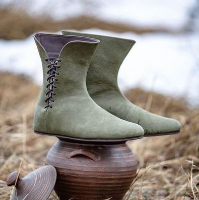 Middeleeuwse leren schoen voor - Men'S Victorian Accessories recensie en prijs
