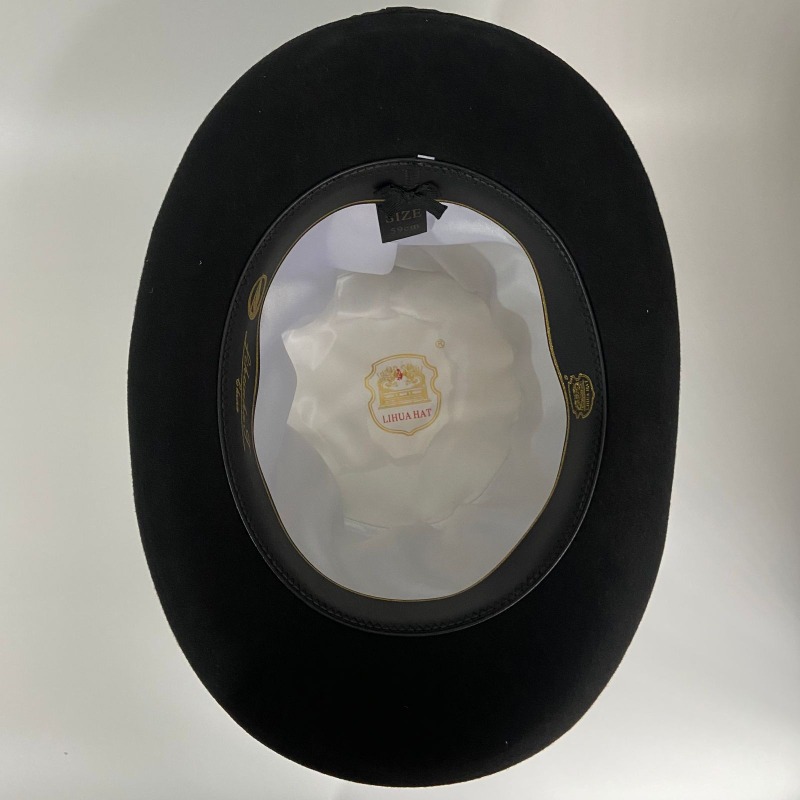 Zwarte Wolvilt Hoge Hoed Manne - Men'S Victorian Accessories recensie en prijs