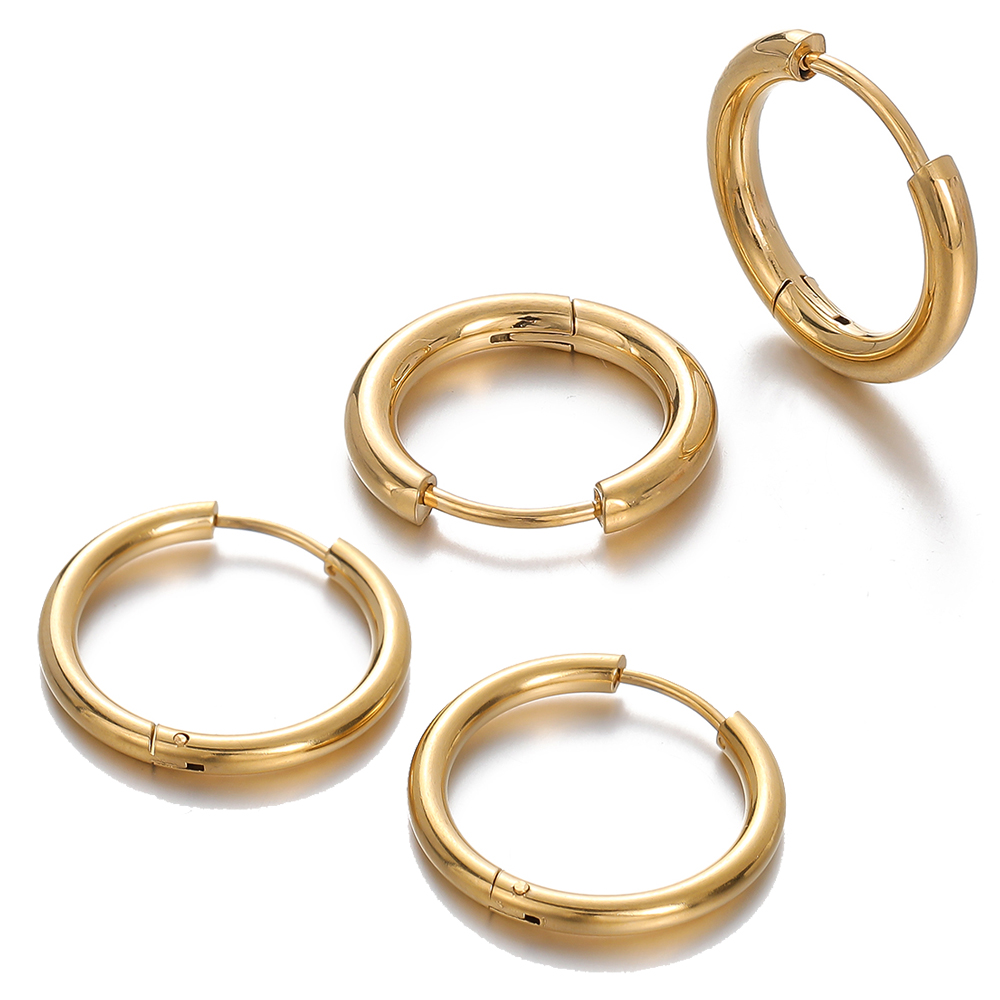2 stuks 8/10/12/14/16/18mm Rvs - Men Accessories Earrings recensie en prijs