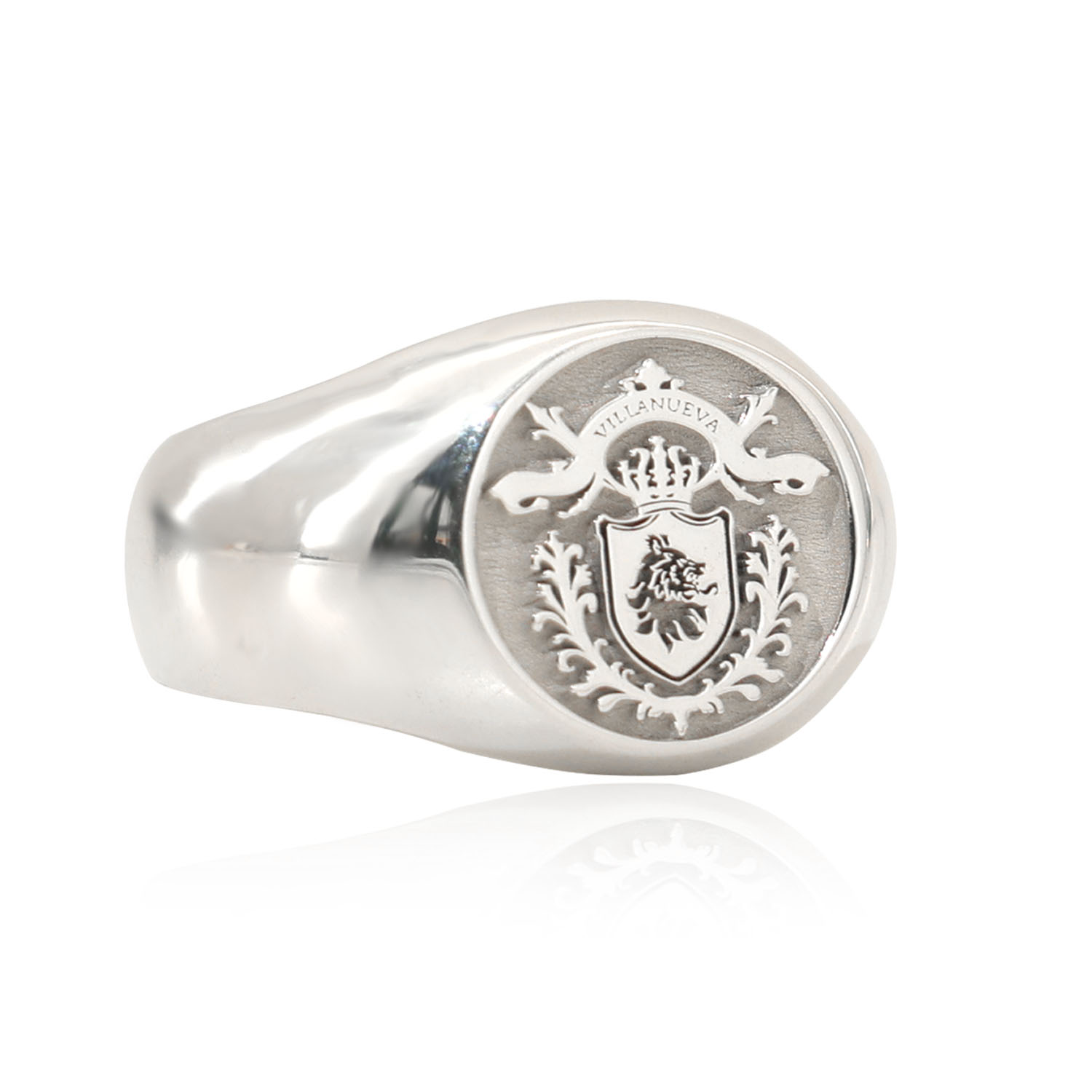 17 mm ronde 925 massief zilver - Signet Ring Men recensie en prijs